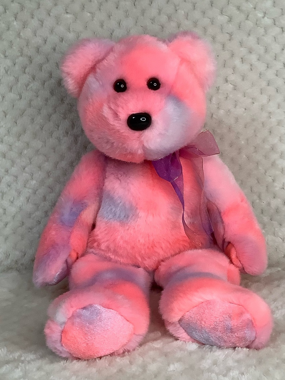 Ty Beanie Buddy Clubby V Plush 14in Teddy Bear No Hang Tag